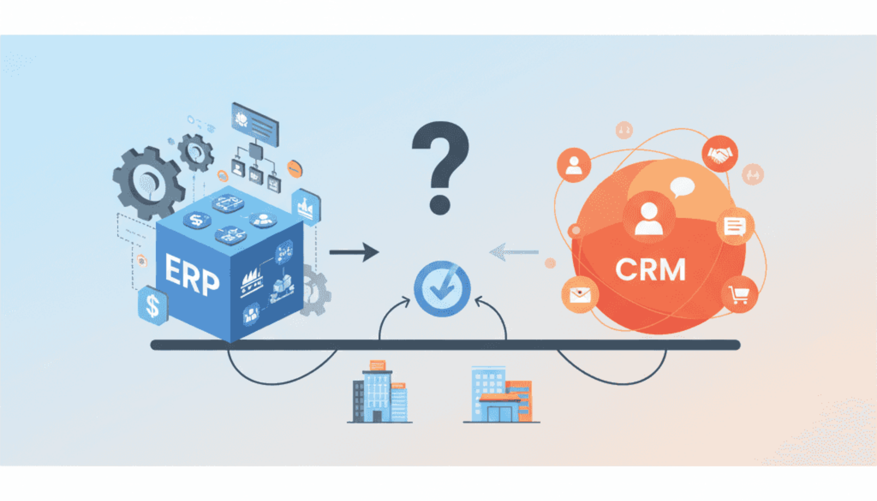 مقایسه ERP و CRM: کدام راهکار برای کسب‌وکار شما مناسب‌تر است؟